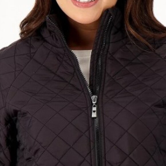 Belle by Kim Gravel Quilted Zip-Front Jacket  15541 - Picture 2 of 2